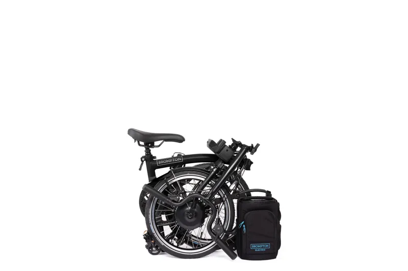 Brompton M4L C-Line 2024 Electric Folding Bike - Black-3